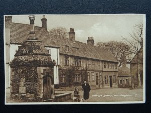 Norfolk WALSINGHAM Village Pump c1940's Postcard by M & L National Series