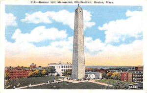 Bunker Hill Monument Boston, Massachusetts MA