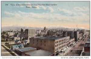 View Of Business Section From Owyhee Roof Garden Boise Iowa