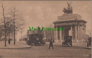 London Postcard - Transport, Quadriga Peace on Wellington Arch  RS36886