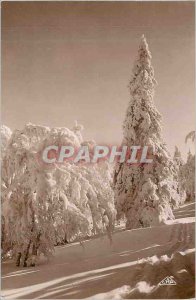 Postcard Modern High Vosges snow effect schlucht