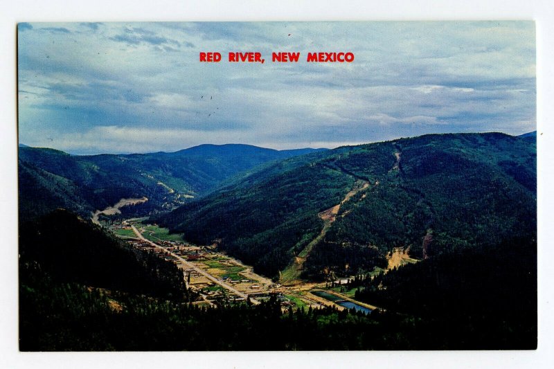 Postcard Red River New Mexico From T. V. Hill Standard View Card