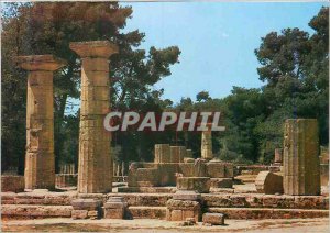 Postcard Modern Olympia Temple of Hera