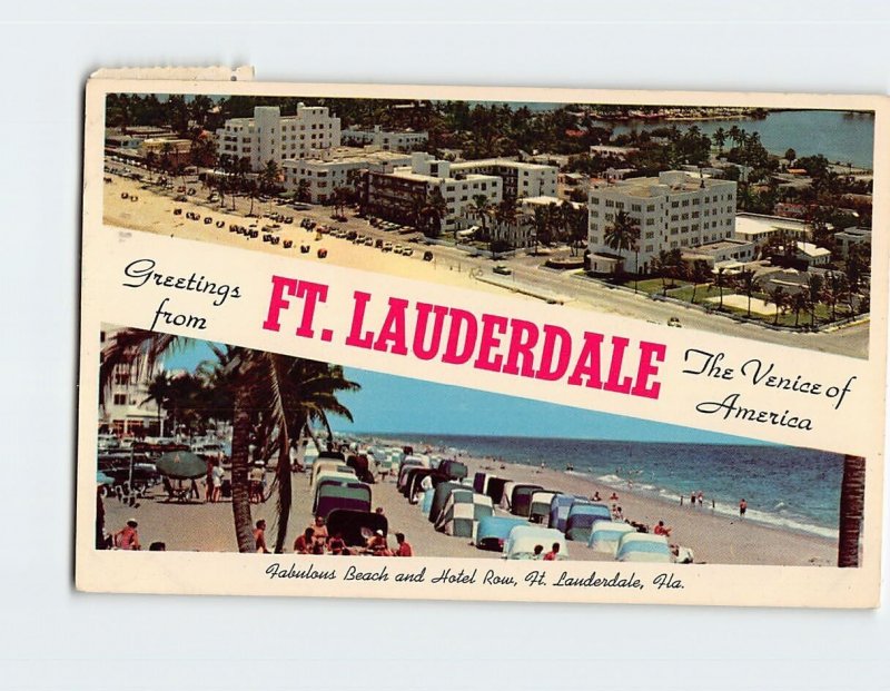 Postcard Greetings from Fort Lauderdale, The Venice of America, Florida