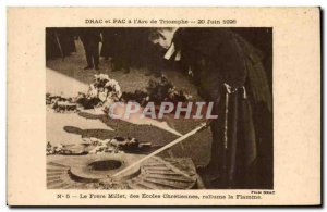 Old Postcard Drac And Pac L & # 39Arc triumph From June 20, 1926 Millet Broth...