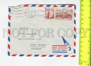 466432 Morocco 1956 year real posted to Germany COVER