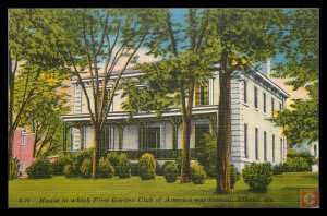 House in which First Garden Club of America was formed, Athens, GA
