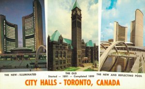 Canada City Halls Toronto Canada Vintage Postcard 07.57