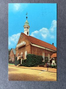 Home Maravian Church Winston-Salem NC Chrome Postcard H1227090742