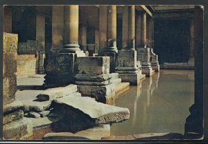 Somerset Postcard - The Great Roman Bath, Bath     RR3165