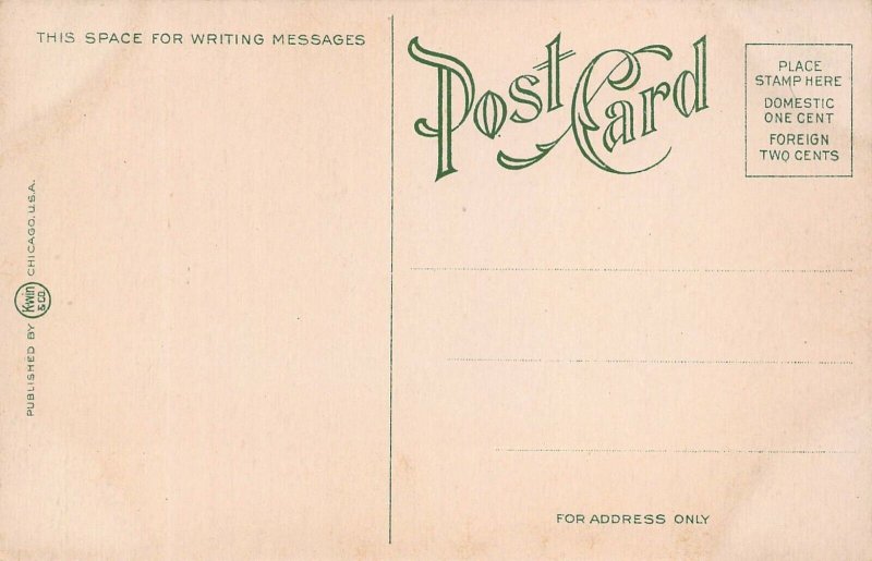 DES MOINES IOWA~SUNSET SCENE ON DES MOINES RIVER~K-WIN PUBL POSTCARD