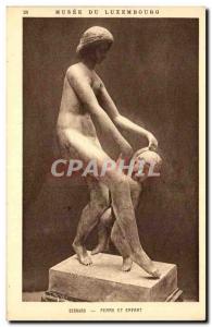 Old Postcard Paris Musee du Luxembourg Bernard Woman and Child