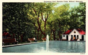 Millford, Nebraska - The Swimming Pool at the Kiwanis Camp - c1920