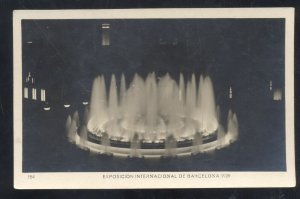 RPPC BARCELONA SPAIN EXPOSICION INTERNACIONAL EXPOSITION REAL PHOTO POSTCARD