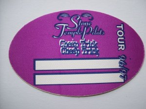 Cheap Trick Stone Temple Pilots Backstage Concert Pass Original 96/97 Rock STP