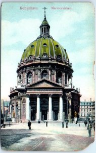Postcard - The marble church - Copenhagen, Denmark