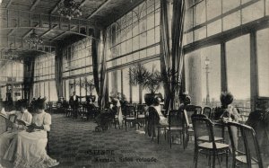 Belgium Oostende Kursaal Salon Rotonde Ostend Vintage Postcard 08.63