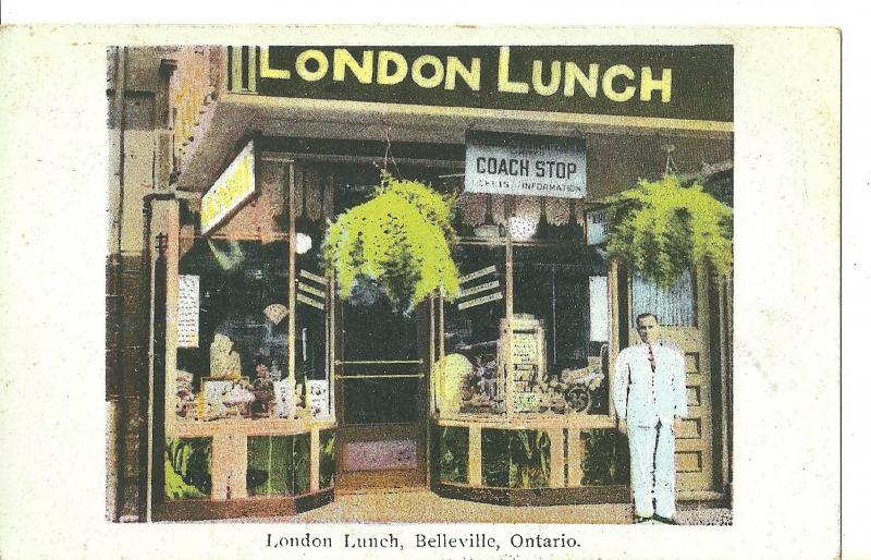 1907 - 1915 London Lunch, Belleville, Ontario, Canada