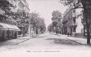 France Vichy Rue de Paris Perspective de la Gare