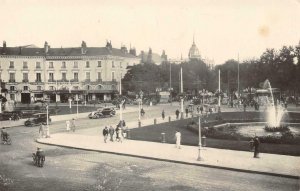 TOURS Place Jean Jaurès France Antique RPPC ca 1910s Vintage Postcard