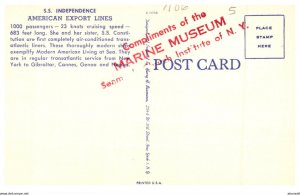 S.S. Independence , American Export Lines