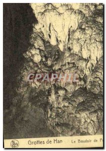 Old Postcard Han Caves Le Boudoir Proserpine