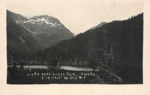 RPPC Lake near Longs Bay, Alaska 8-9-1913 Real Photo Vintage Postcard