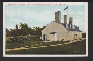 Nova Scotia ANNAPOLIS ROYAL Officers Quarters Fort Anne - Valentine-Black WB