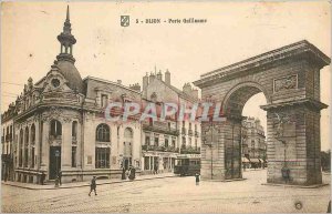 Postcard Old Tramway Dijon Porte Guillaume