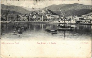 CPA SAN REMO II Porto ITALY (801170)