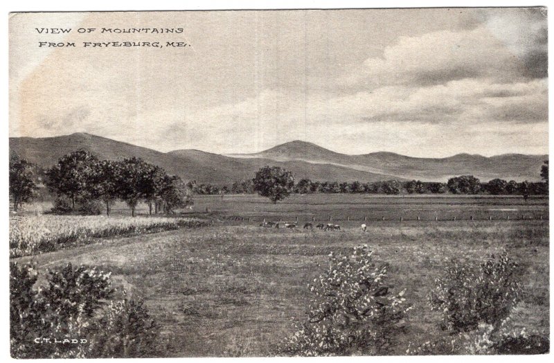 View of Mountains From Fryeburg, Me.