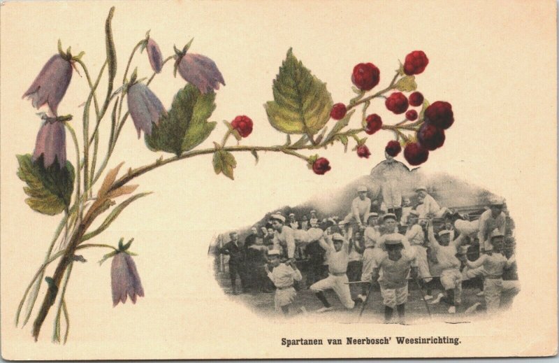 Netherlands Spartanen van Neerbosch Weesinrichting Orphanage Postcard 01.41 