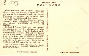 VT - Bennington. Battle Monument