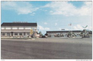 Gas Station, Motel Restaurant St Jean, Matapedia, Quebec, Canada, PU-1969