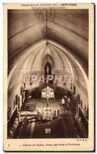 Postcard Abbey of Saint Fons My Location Dompierre on Besbre Interior of I Ch...