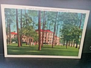 Postcard  JOHN D. ARCHBOLD MEMORIAL HOSPITAL, Thomasviille, GA