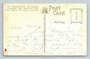 San Francisco CA-California, Panama Pacific Exposition Portal Vintage Postcard