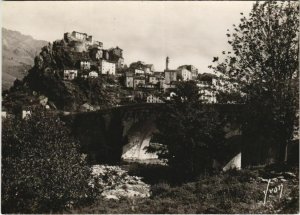 CPM Corte vue generale et pont surle Tavignano CORSICA (1079065)
