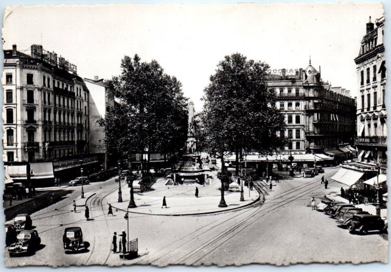 Postcard - Republic Square - Lyon, France 