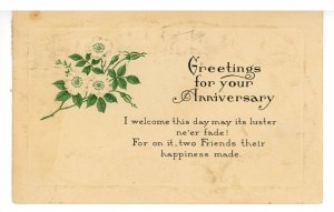 Greeting - Anniversary      (soiled)