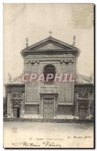 Postcard Old Lyon Eglise Saint Lust