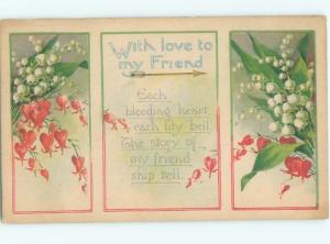 Divided-Back BEAUTIFUL FLOWERS SCENE Great Postcard AA2500