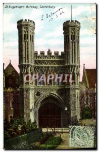 Postcard Old St Augustines Gateway Canterbury