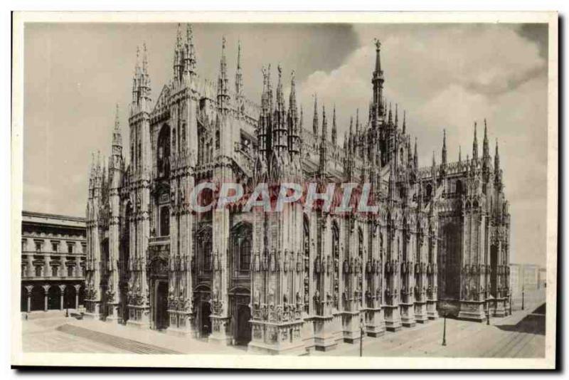 Italy Italy Milan Duomo Cathedral Old Postcard