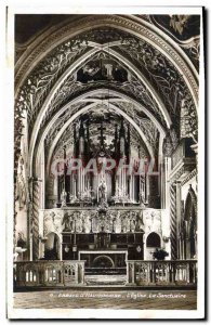 Postcard Old Organ Abbaye d & # 39Hautecombe L & # 39eglise The sanctuary