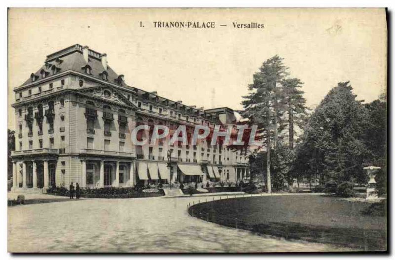 Postcard Old Trianon Palace Versailles