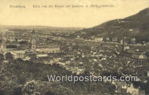 Blick von der Kanzel auf Jesuiten Heidelberg Germany Unused 