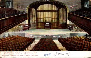 Indiana Valparaiso Auditorium Interior 1909