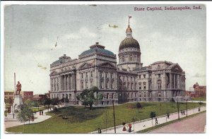 Indianapolis, IN - State Capitol - 1909