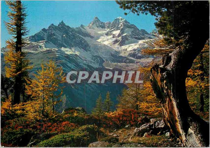 Postcard Modern Obergabelhorn Wellenkuppe und bei Zermatt